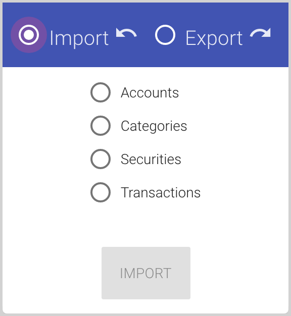 Import option